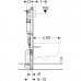 Инсталляция для подвесного унитаза Geberit Duofix Delta 111.153.00.3