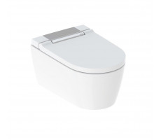 Подвесной унитаз-биде Geberit AquaClean Sela 146.220.21.1 панель хром