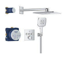 Душевая система с термостатом встроенным GROHE Grohtherm SmartControl 34864000 хром Душевая система с термостатом встроенным GROHE Grohtherm SmartControl 34864000 хром