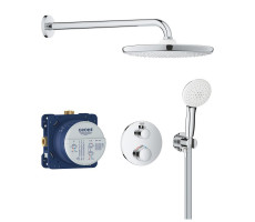 Душевая система с термостатом встроенным GROHE Grohtherm Tempesta 250 34872000 хром Душевая система с термостатом встроенным GROHE Grohtherm Tempesta 250 34872000 хром