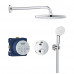 Душевая система с термостатом встроенным GROHE Grohtherm Tempesta 250 34872000 хром