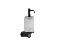 Дозатор для жидкого мыла настенный, сатинированное стекло, цвет Black XL Gessi Emporio accessories 38815#299 