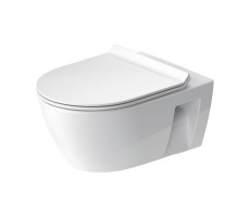 Унитаз подвесной безободковый Duravit No.1 45820900A1 сиденье микролифт, цвет: белый