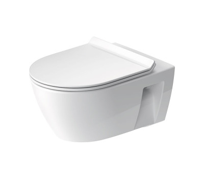 Унитаз подвесной безободковый Duravit No.1 45820900A1 сиденье микролифт, цвет: белый