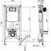 Комплект Унитаз подвесной Villeroy & Boch Subway 3.0 4670TS01 alpin, сиденье с микролифтом + Инсталляция 92246100 + Кнопка Viconnect 922490AN black matt