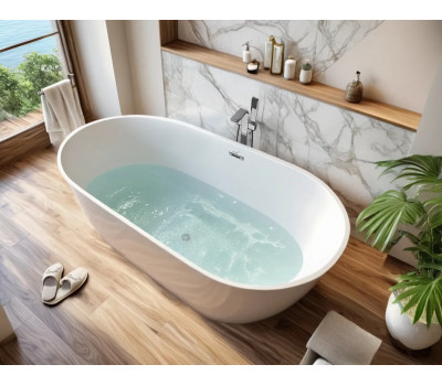 Отдельностоящая акриловая ванна 170х80см Cerutti SPA MiMi 170II CT10503