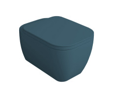 Подвесной унитаз SIMAS Henges HE18 navy matt (синий матовый)