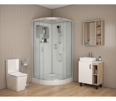 Душевая кабина 90х90см Niagara Premium NG-6001-01 низкий поддон (16 см) стекло прозрачное 