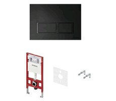 Инсталляция для унитаза TECE TeceSpring R S955204 черный матовый
