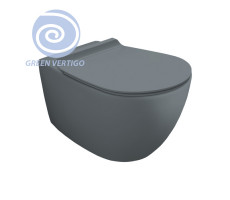 Унитаз подвесной SIMAS Vignoni VI18VERT (green vertigo), цвет: cemento matt