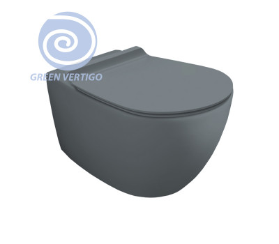 Унитаз подвесной SIMAS Vignoni VI18VERT (green vertigo), цвет: cemento matt