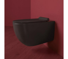 Унитаз подвесной SIMAS Vignoni VI18nero bril черный глянец Унитаз подвесной SIMAS Vignoni VI18nero bril черный глянец