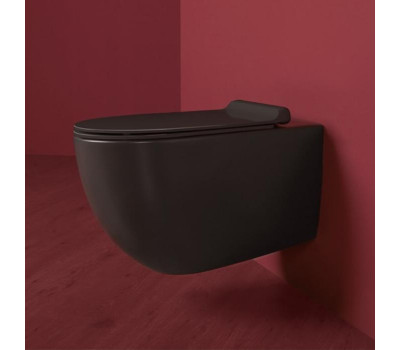 Унитаз подвесной SIMAS Vignoni VI18nero bril черный глянец