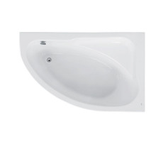 Ванна акриловая Roca WELNA ZRU9302998 асимметричная 160Х100, правосторонняя, монтажный комплект отдельно