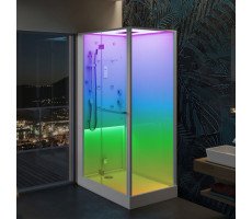 Душевая кабина с хамамом 120х80см Jacuzzi Bali BAL12230120 Душевая кабина с хамамом 120х80см Jacuzzi Bali BAL12230120