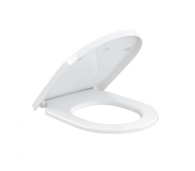 Сиденье для унитаза Villeroy&Boch Subway 3.0 8M42S1RW SoftClosing, со снимаемым сиденьем (QuickRelease), Stone White