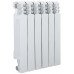 Радиатор алюминиевый AZARIO AL500/100 6 секций, белый 