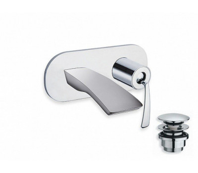 Смеситель для раковины из стены Cristina Bollicine BO25651 хром Смеситель для раковины из стены Cristina Bollicine BO25651 хром