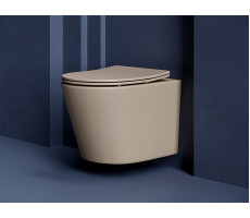 Подвесной унитаз Ceramica Nova Balearica Rimless CN6000MC (цвет Капучино Матовый) Подвесной унитаз Ceramica Nova Balearica Rimless CN6000MC (цвет Капучино Матовый)