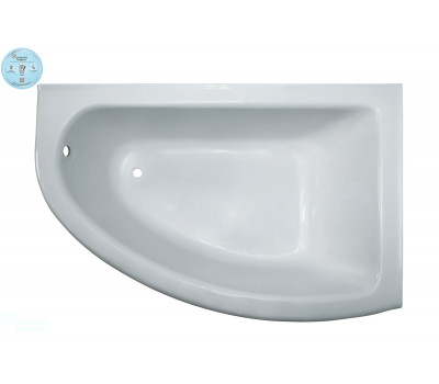 Ванна из литьевого мрамора Marmo Bagno Альба 170х110 правая 