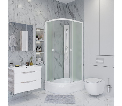 Душевая кабина 90х70см Niagara Promo P90/70/26R/MT/BK