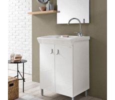 Раковина для стирки хозяйственная с тумбой 60х60 GEROMIN Bijoux PC66BIJOUX1