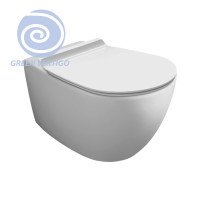 Подвесной унитаз безободковый SIMAS Vignoni VI18VERT bi matt Tornado