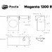Тумба с раковиной AZARIO Magenta 120 правая под стиральную машину 56 белая CS00079141 