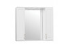Зеркальный шкаф Style Line Олеандр-2 900/С белый ЛС-00000242