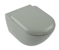 Унитаз подвесной Villeroy & Boch Antao 4674T0R8 зеленый, CeramicPlus, TwistFlush, цвет Morning Green