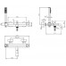Смеситель для ванны Bossini TEO Z00723.030 лейка Zen, шланг, хром