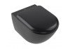 Унитаз подвесной Villeroy & Boch Antao 4674T0R7 черный, CeramicPlus, TwistFlush, цвет Pure Black