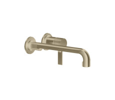 Смеситель для раковины GESSI Inciso 58089 727 цвет: brushed brass pvd