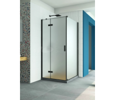 Душевой уголок 120х80 см Vegas-Glass AFP-Fis Retta 120*80 02M 10 L профиль черный матовый, стекло сатин