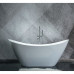 Ванна акриловая 170х75 Azario MELADO AZ-6107-17W белая, свободностоящая в комплекте с сифоном и металлическими ножками
