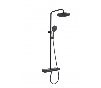 Душевая система с термостатом ARROW F5H9119MB чёрный матовый
