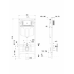 Инсталляция для унитаза ALTROBAGNO PCC 616A Инсталляция для унитаза ALTROBAGNO PCC 616A