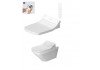 Подвесной унитаз функцией биде DURAVIT DuraStyle 2537590000 с сиденьем 613200012004300 Sensowash Slim