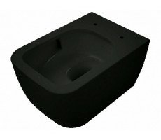 Унитаз подвесной безободковый Scarabeo TEOREMA 5126/CL 37 BK, BIOKER, цвет-Lava (сиденье отдельно)