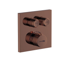 Термостатический смеситель для ванны и душа WasserKRAFT Asphe 7748 Thermo PVD-покрытие розовое золото Термостатический смеситель для ванны и душа WasserKRAFT Asphe 7748 Thermo PVD-покрытие розовое золото