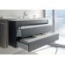 Тумба подвесная с раковиной Duravit Ketho KT664404949 Графит матовый