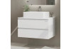 Тумба под раковину Onika Алеста 80 подвесная, белая (ум. накладной) 108065 