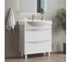 Тумба под раковину Onika Навиа 80 напольная, белая (ум. Беверли 80) 108068 