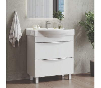 Тумба под раковину Onika Навиа 80 напольная, белая (ум. Беверли 80) 108068 