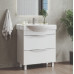 Тумба под раковину Onika Навиа 80 напольная, белая (ум. Беверли 80) 108068 