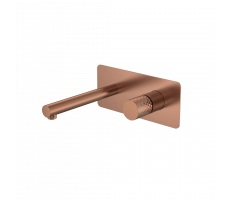 Смеситель STICK из стены COPPER BRUSHED ручка DIAMOND Boheme 125-CB брашированная медь Смеситель STICK из стены COPPER BRUSHED ручка DIAMOND Boheme 125-CB брашированная медь