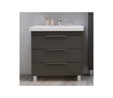 Тумба под раковину 1Marka Gaula 80Н 3я 1д Black
