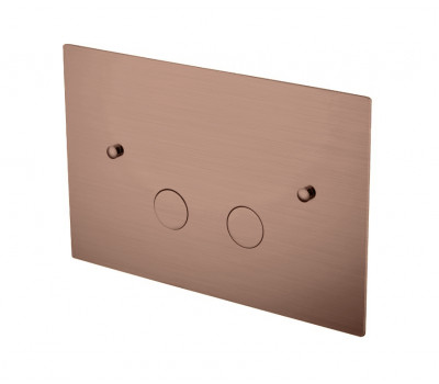 Кнопка для инсталляции латунь COPPER BRUSHED ультраплоская Boheme 647-CB брашированная медь 