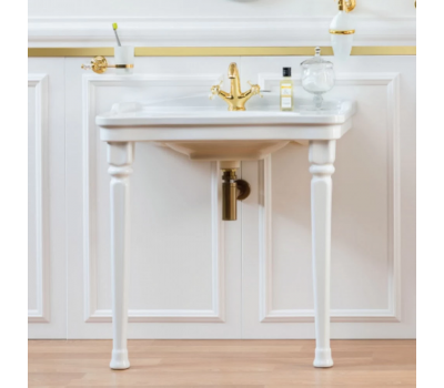 Раковина консоль 100 см CREAVIT ANTIK AN100-00CB00E-0000 Белый 