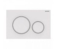 Кнопка смыва Geberit Sigma 20 115.882.01.1 двойная, белый матовый лак
